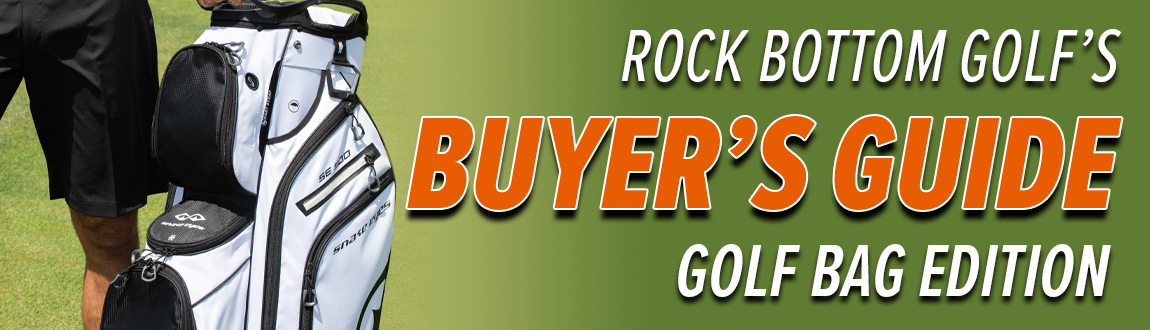 Rock Bottom Golf's Golf Bag Buyer's Guide - lifestyle header image